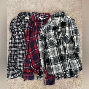Target, Old Navy and Hollister Flannel